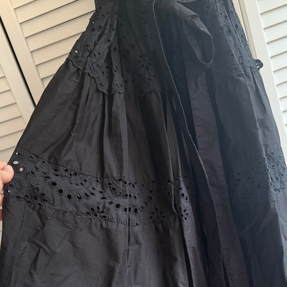 Vineyard Vines Black Midi Dress with Belt - Picture 5 of 5